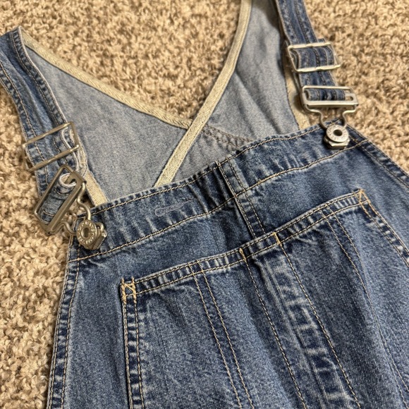 Y2K Overalls Women's Size M Blue Baggy Oversized Gap Carpenter 2000 VTG - Picture 4 of 11